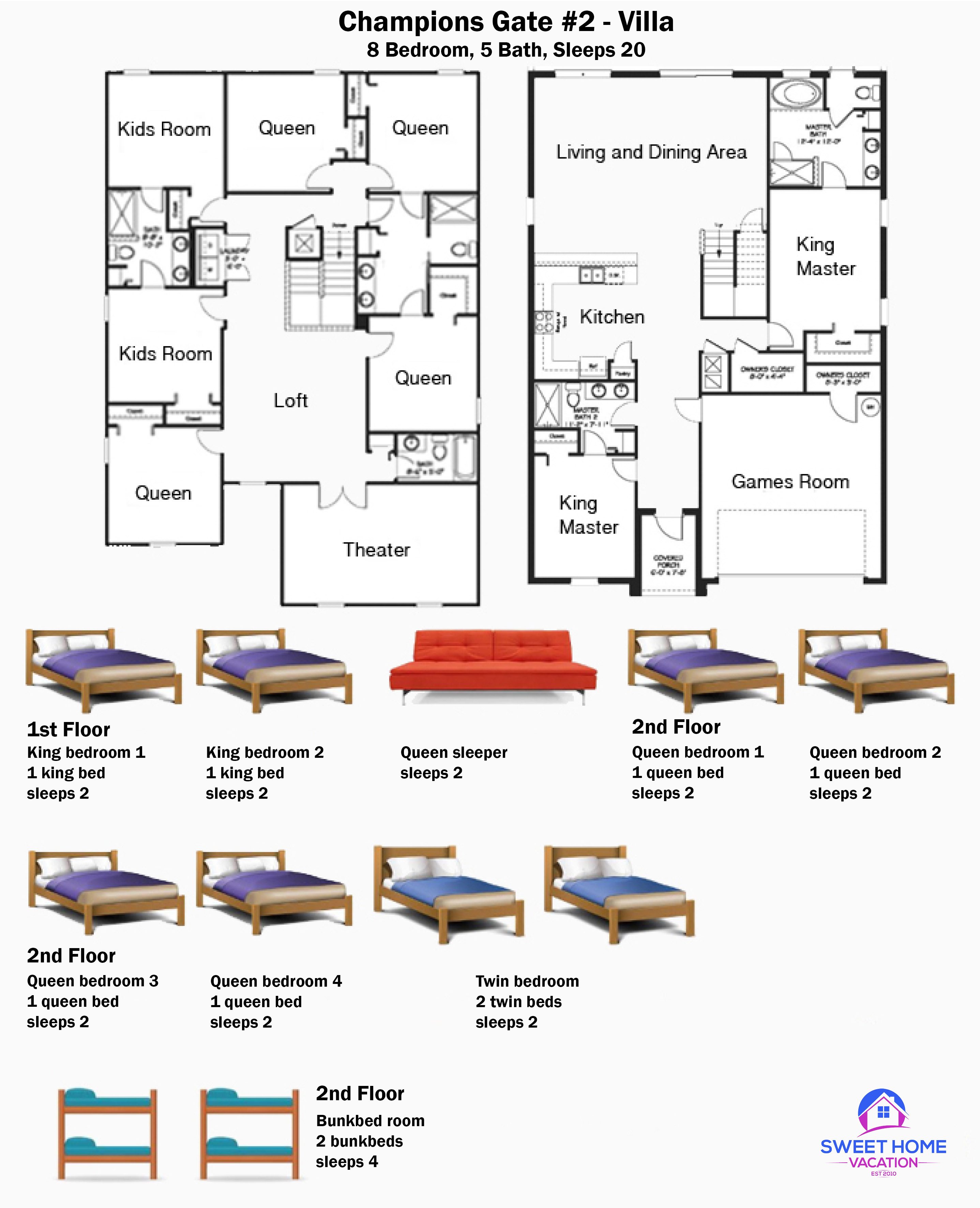 8 bedroom floor plan house